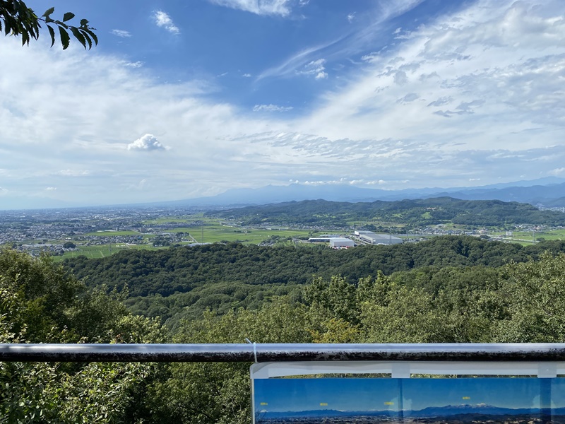 金山城見はらし台